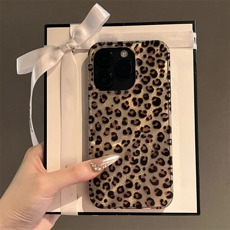 Vivo Y28 - Luxo leopardo impressão bonito caso de