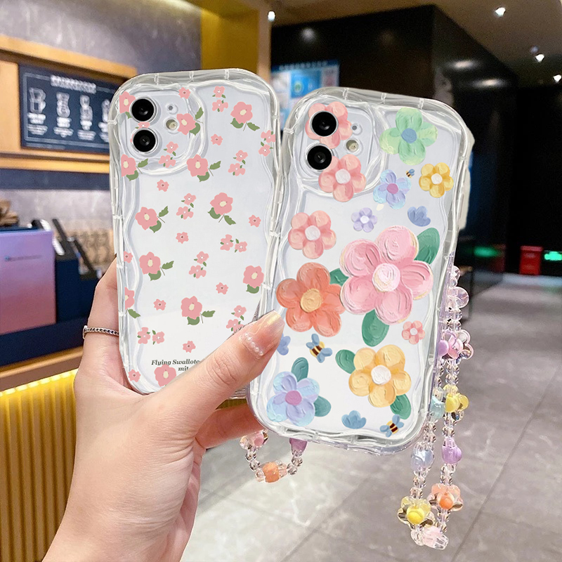 Vivo Y28 - Flor pulseira caso para vivo y19s
