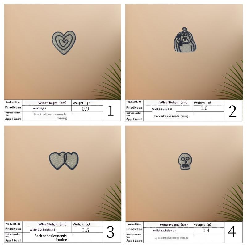 1 Conjunto de Patches Bordados - Phone Accessories And Repairs avaliação e preço